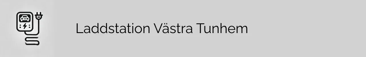 Laddstation Västra Tunhem